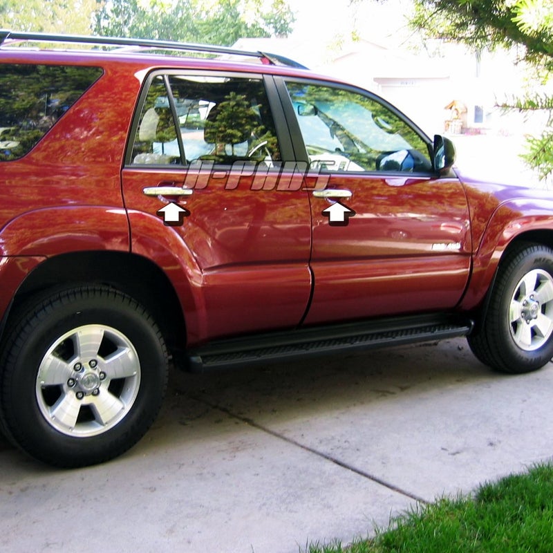 A-PADS Compatible with(Just overlay Stick on, NOT for SNAP IN Replacement) 4 Chrome Door Handle Covers for Toyota 4RUNNER 2005-2008 / AVALON 05-08 / CAMRY 2007-2011 / SIENNA 05-2012 / TACOMA 2005-2015 - Image 2